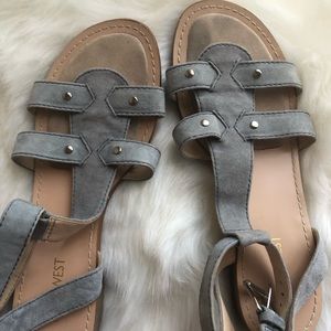 Nine West leather sandals
